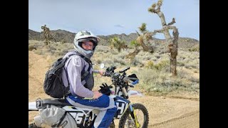 Landers CA to KOH Via Big Bear  Rattlesnake canyon on a Husqvarna FE 350 Dual Sport [upl. by Walton489]