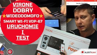 Prosty Wideodomofon Virone WIFI Test i Uruchomienie VDP67 [upl. by Cliff]