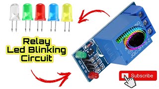 LED Flasher Circuit  flashing lights youtube Cr7tech [upl. by Ardnait]