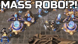 StarCraft 2 FIVE ROBO strategy Classic vs ByuN [upl. by Sharos]