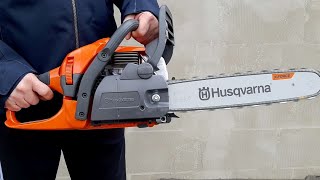 Chainsaw Husqvarna 450 II FirstStart NEW MODEL 2022 [upl. by Lebiralc]