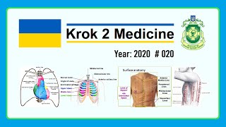 Krok 2 Medicine  Year 2020  020 Ministry of Public Health of Ukraine [upl. by Analat]