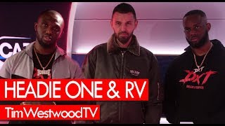 RV amp Headie One on DXT2 drill Match Day drip MoStack 18 Hunna  Westwood [upl. by Willmert]