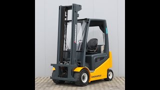 Jungheinrich EFG 430k 2014 electric forklift truck 7994 hours duplex mast capacity 3000 kg [upl. by Sukey]