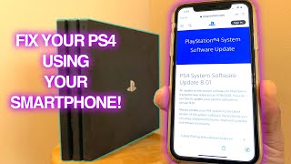 How to Reinstall PS4 Update Using Your SMARTPHONE Without Losing Data [upl. by Nadoj787]