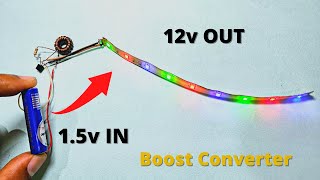 How to make a 15v To 12v Boost Converter Circuit [upl. by Ennovihs]