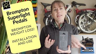 Brompton superlight pedals [upl. by Amoeji]