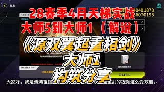 【遊戲王Master Duel】 28賽季源双翼超重相剑大師1構築分享天梯實戰大師5到大師1 [upl. by Phoebe]