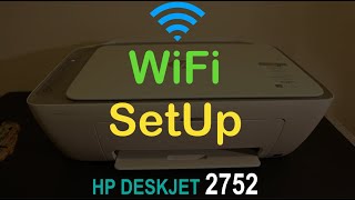 HP Deskjet 2752 WiFi SetUp [upl. by Asereht]