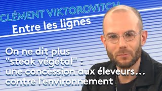 On ne dit plus quotsteak végétalquot  une concession aux éleveurscontre l’environnement [upl. by Ennaeed397]