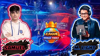 SAMUEL BASSOTO VS MOHAMED LIGHT  FINAL MUNDIAL DA CLASH ROYALE LEAGUE [upl. by Oilasor]