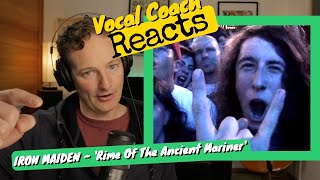 Vocal Coach REACTS  IRON MAIDEN Rime Of The Ancient Maiden [upl. by Ratcliff]