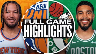 KNICKS at CELTICS  FULL GAME HIGHLIGHTS  October 22 2024 [upl. by Gerti842]