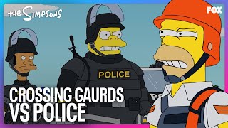 Homer Ignites a War With the Police  The Simpsons [upl. by Encrata]