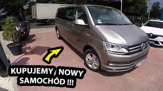 Kupujemy Nowy Samochód   Volkswagen T6 Multivan z napędem na 4 koła  relacja Vlog 450 [upl. by Nallad505]