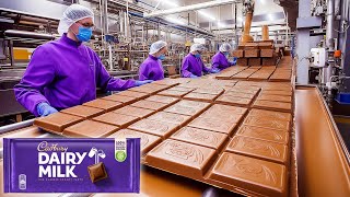 How Cadbury Dairy Milk Chocolate Are Made in Factory 🍫🍫 Captain Discovery [upl. by Nahttam]