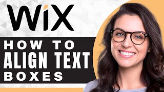 How to Align Text Boxes on Wix  Wix Tutorial [upl. by Ing]