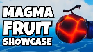 Magma Fruit V1 amp V2 Full Showcase King Legacy [upl. by Nahamas]