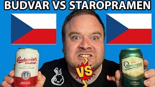 The Ultimate Lager Showdown Budweiser Budvar vs Staropramen [upl. by Kristo531]