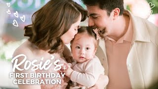 ROSIES FIRST BIRTHDAY CELEBRATION  Jessy Mendiola [upl. by Major]