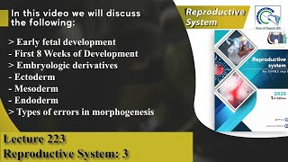 Early fetal development  Ectoderm  Mesoderm  Endoderm  Types of errors in morphogenesis [upl. by Irt]