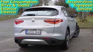 2023 Alfa Romeo Stelvio 20 Turbo Ti Q4 280 PS TEST DRIVE [upl. by Hinch297]