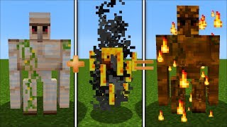 WE COMBINED MOBS IN MINECRAFT  MC NAVEED AND MARK THE FRIENDLY ZOMBIE SURVIVE [upl. by Assiroc]