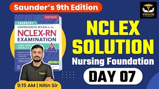 Saunders NclexRN Class  07  Saunders NclexRN 9th edition  Saunders NclexRN Solution Nitin sir [upl. by Adnuahsor]