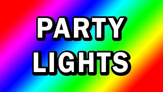 Party Lights  Color Changing Flashing Lights 10 Hours  contrived [upl. by Itra]