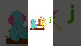 Elephant ABCs Song shorts elephant abcd abckidtv abcsong animals youtubekids alphabet [upl. by Akinam]