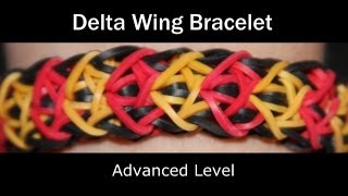 Rainbow Loom® Delta Wing Bracelet [upl. by Hamian887]