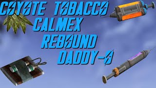 Fallout Chem Lore  Coyote Tobacco  Calmex  Rebound DaddyO  Xcell [upl. by Elgar]