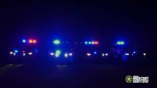 Marion County Sheriffs Office creates beautiful holiday light show with patrol vehicles [upl. by Blatt]