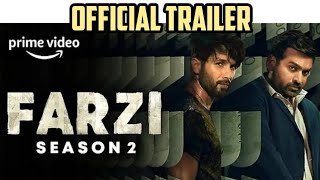 FARZI season 2 movie trailer officialtrailer fullmovie viralmovie moviereviwe latestmovie [upl. by Fortunna938]