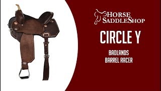 Circle Y 1547 Badlands Barrel Saddle Review [upl. by Destinee569]