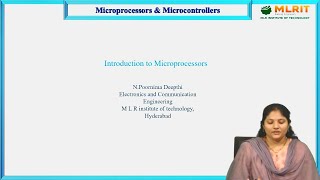 LEC02 MPMC  Introduction to Microprocessors Part1 Continues By Mrs N Poornima Deepthi [upl. by Juana605]