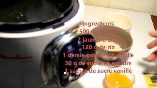 Recette cookeo  riz au lait tentative réussie sans éclaboussures [upl. by Esserac]