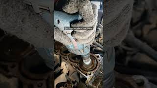 engine cleaning automobile mechancial mechanic engine skills viralshorts shorts [upl. by Eeslehc]