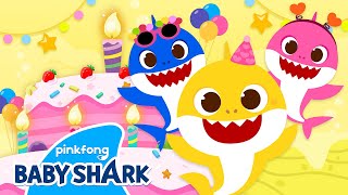 Baby Sharks Birthday💌 Lets blow out the candles together🎂ㅣBaby Shark Kids World App [upl. by Susan]