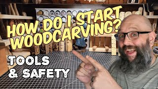 Getting Started Wood Carving Basic Tool ListDescription amp Safety [upl. by Farrel768]