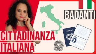 BADANTI ECCO COME OTTENERE LA CITTADINANZA ITALIANA [upl. by Enitsyrhc]