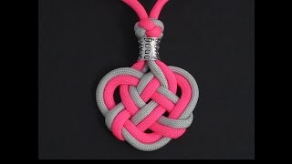 How to Make the Double Celtic Knot Paracord Medallion by TIAT [upl. by Boigie]