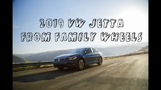 2019 VW Jetta review from Family Wheels [upl. by Atteuqram289]