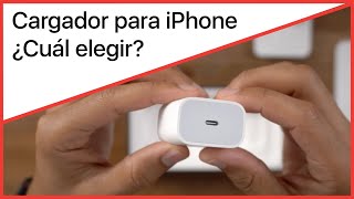 ¿Qué cargador comprar para el iPhone 🔌 ¡Te ayudamos a decidirte [upl. by Amalbena176]