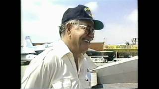 Famous Aviator Douglas wrong way Corrigan Hawthorne California 1988 [upl. by Llennahs]