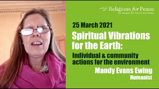 UKWFN Individual amp community actions for the environment  Mandy Evans Ewing Humanist [upl. by Wystand]