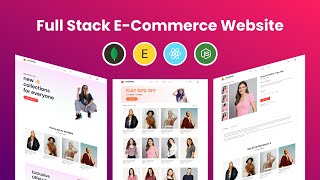 How To Create Full Stack ECommerce Website Using React JS MongoDB Express amp Node JS 2024 [upl. by Niryt976]