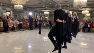 Mawtani Dabke Group  Palestinian Wedding in Dearborn [upl. by Ikram]