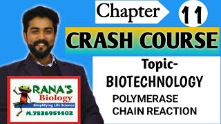 CLASS XII  BIOLOGY  IMPORTANT TOPICS  BOARDS  BIOTECHNOLOGY  POLYMERASE CHAIN REACTION [upl. by Grissel]