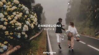 ruth b  dandelions tiktok version I’m in a field of dandelions  lyrics in the description [upl. by Svoboda]